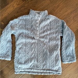 Pink‎ Lily Light Blue Sherpa Jacket